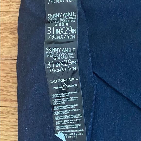 Forever 21 Jeans Women’s US 31 Blue Denim Skinny Ankle Dark Wash Pant New - Picture 5 of 7